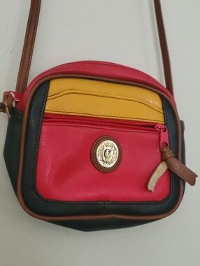 Carroll Reed So Vintage Colorblock Crossbody Strap Bag, One Owner